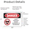 Signmission Radiation & Laser Sign, 7 in H x 10 in W, Vinyl Decal, Rectangle OS-2PACK-DS-D-710-L-1687 - alternate 6